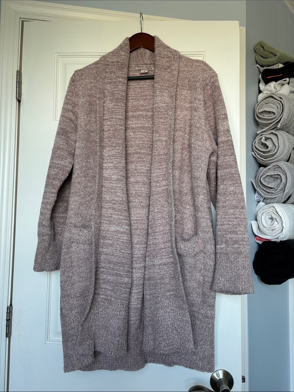 GUC Barefoot Dreams Cozychic Cardigan, size M